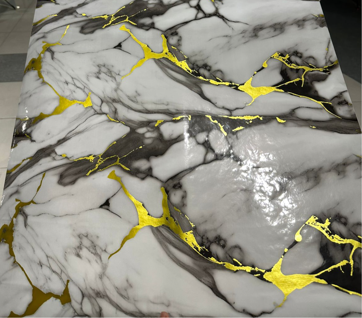 Waterproof UV Marble Sheet, Self Adhesive KSE Walls Sticker, Kitchen Cabinets Countertop Wallpaper