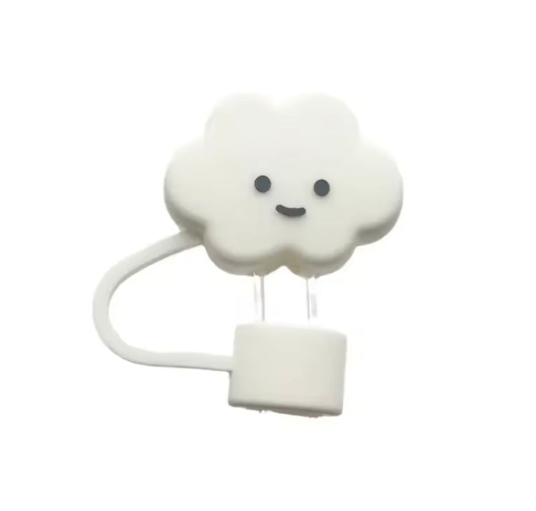 Set Of 3 Silicone Straw Topper, Dust Proof Tumbler Straw Cover, Reusable Straw Tips, Straw Cup Accessories