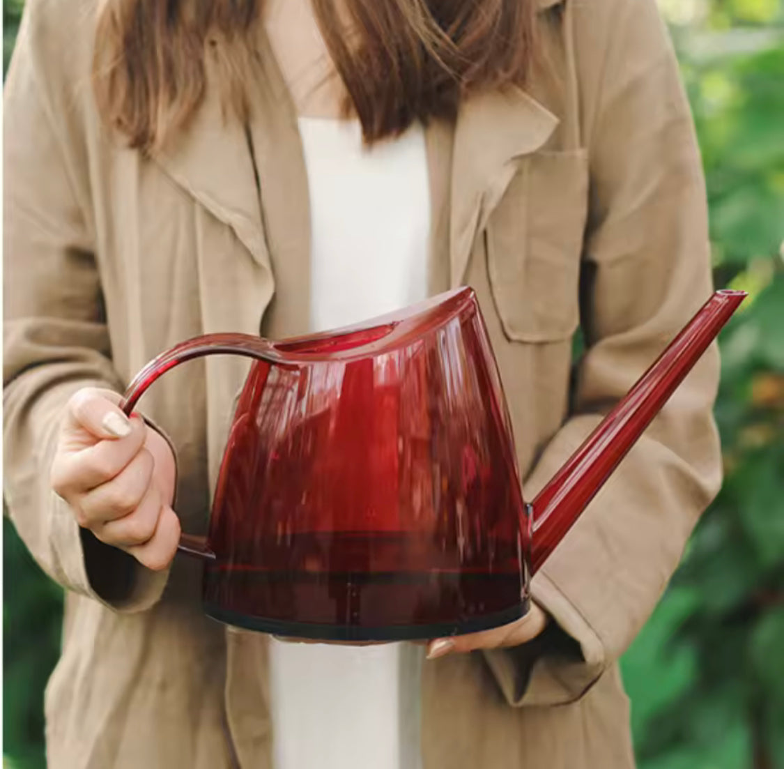 1.4L Transparent Long Spout Watering Kettle.