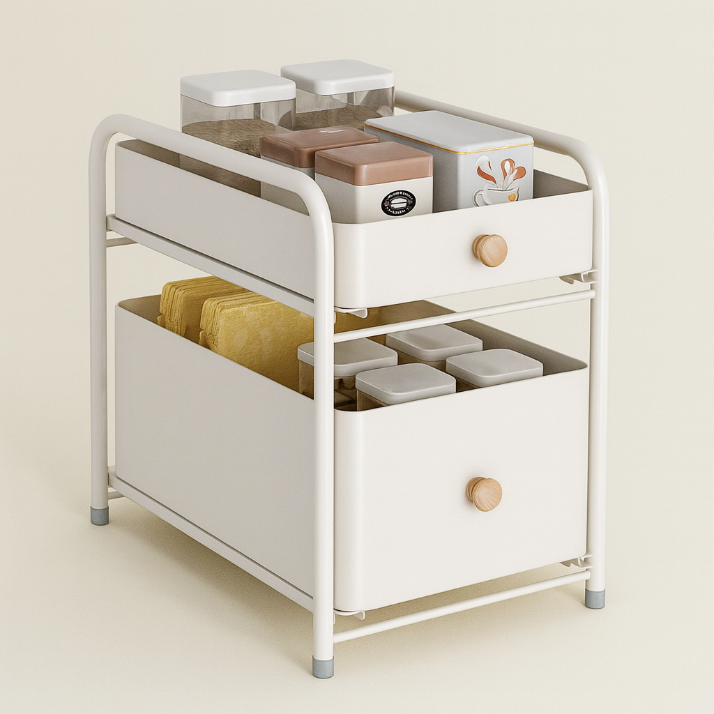 Binca Modern Countertop Storage Cart