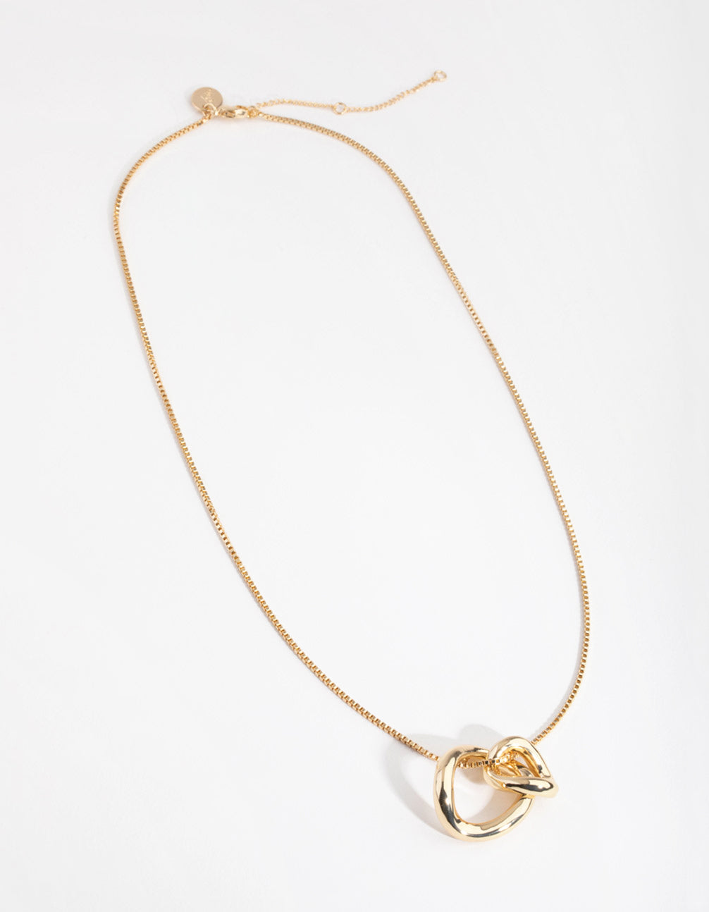 Gold Plated Swirl Pendant