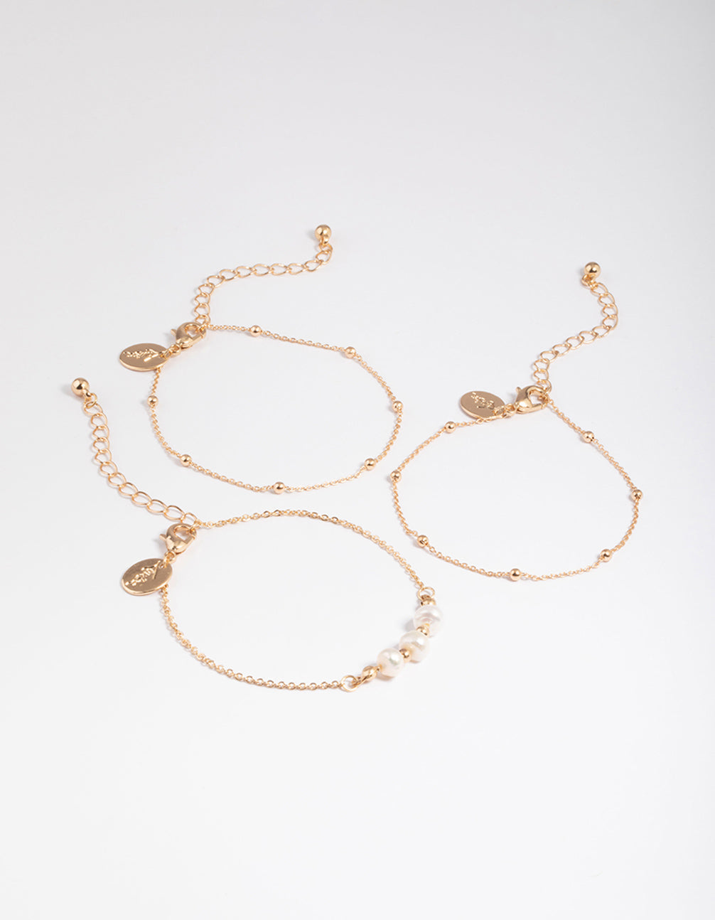 Gold Classic Pearl Bracelet Pack