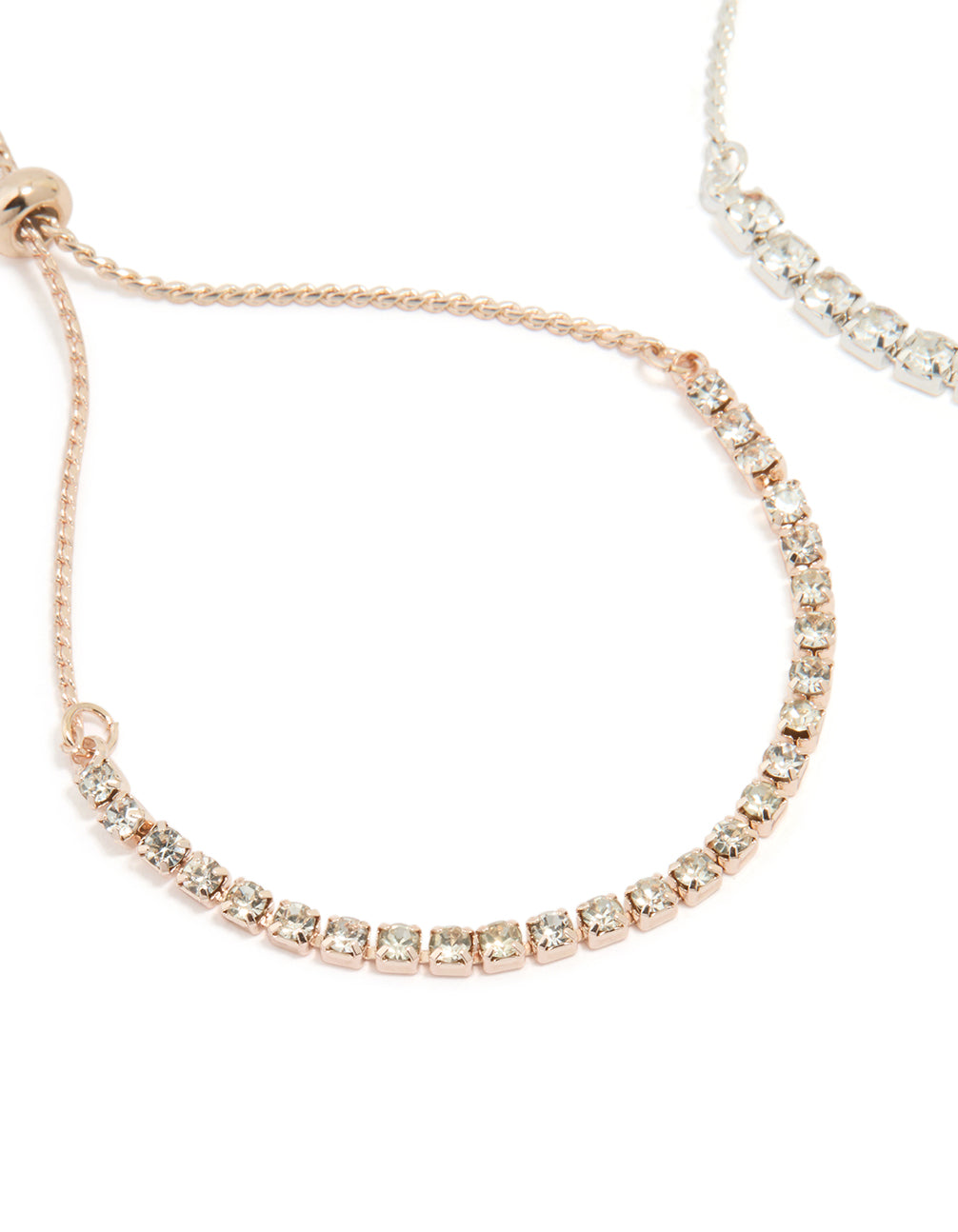 Mixed Metal Classic Cup Chain Tennis Bracelet Pack