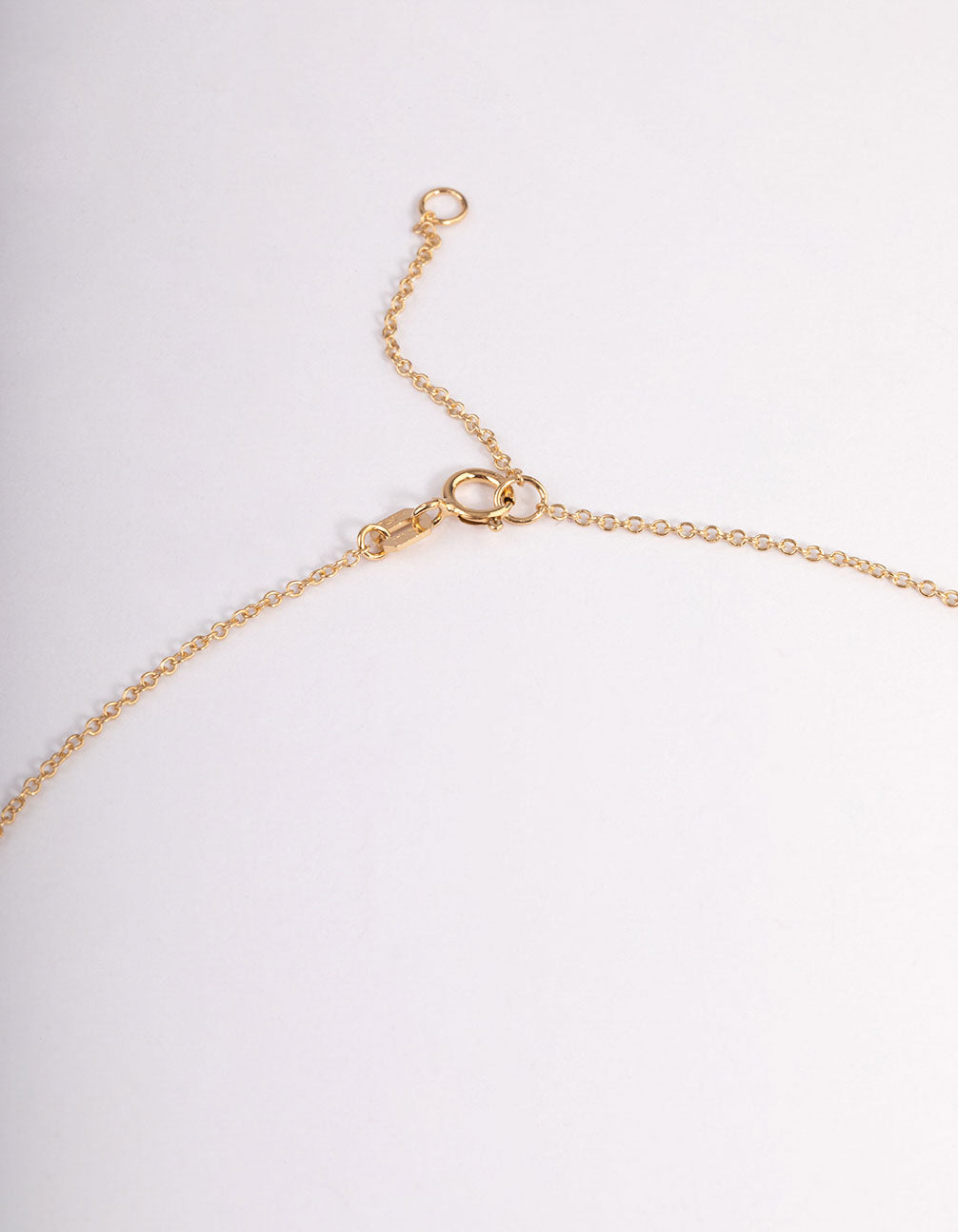 Gold Plated Sterling Silver Cubic Zirconia Small Cross Necklace