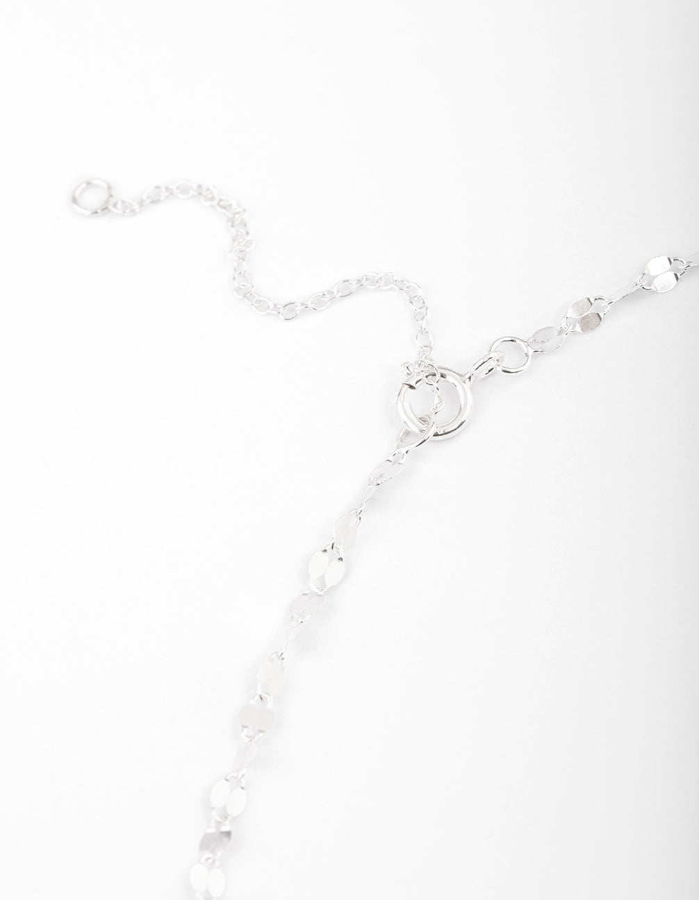 Sterling Silver Mirror Link Choker