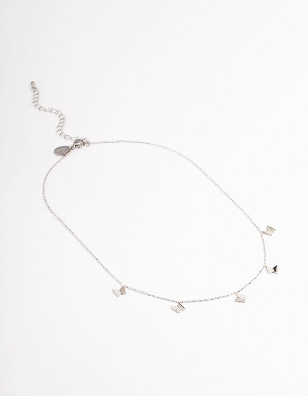 Waterproof Stainless Steel Butterfly Charm Necklace