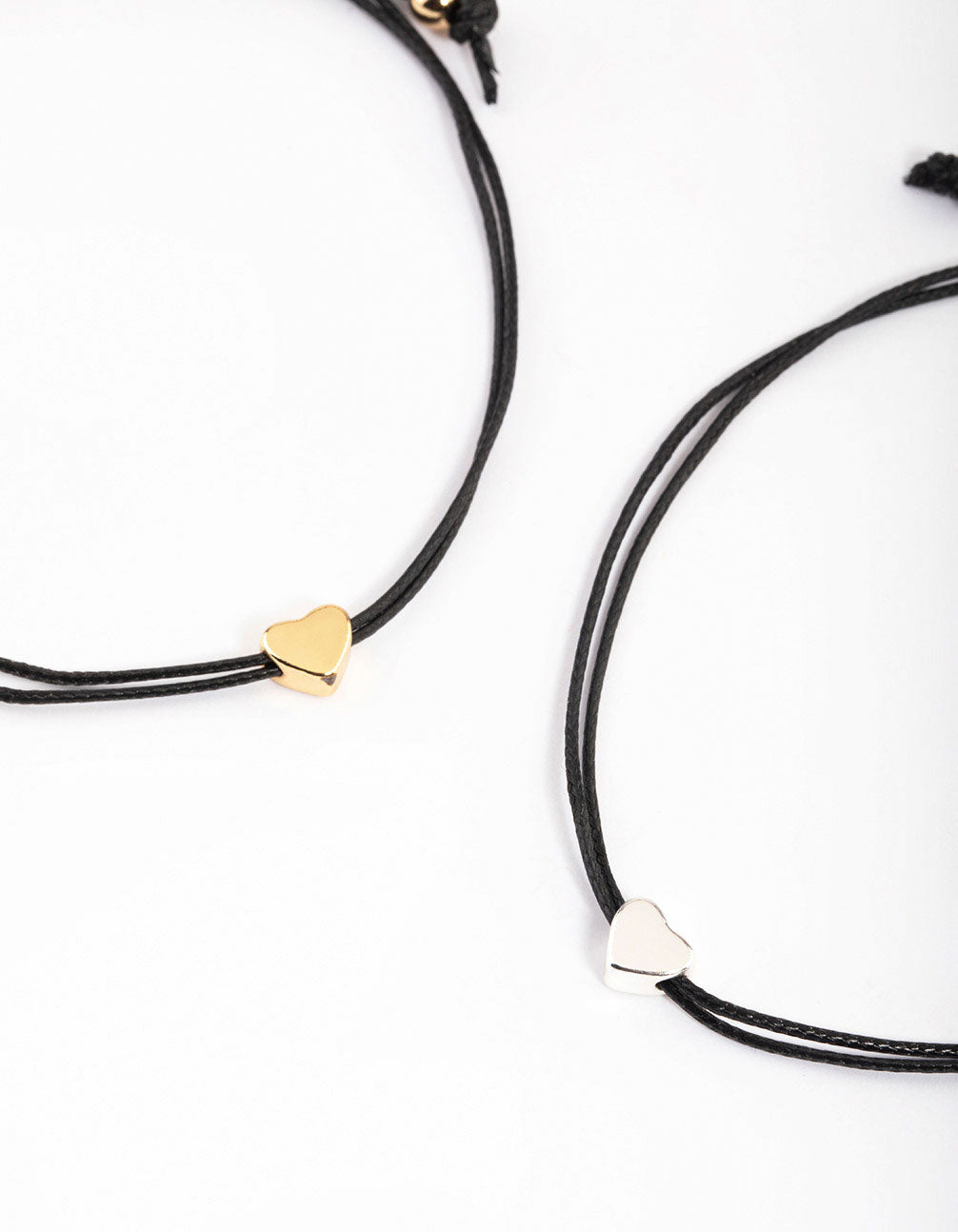 Silver Cord Heart Bracelet Pack