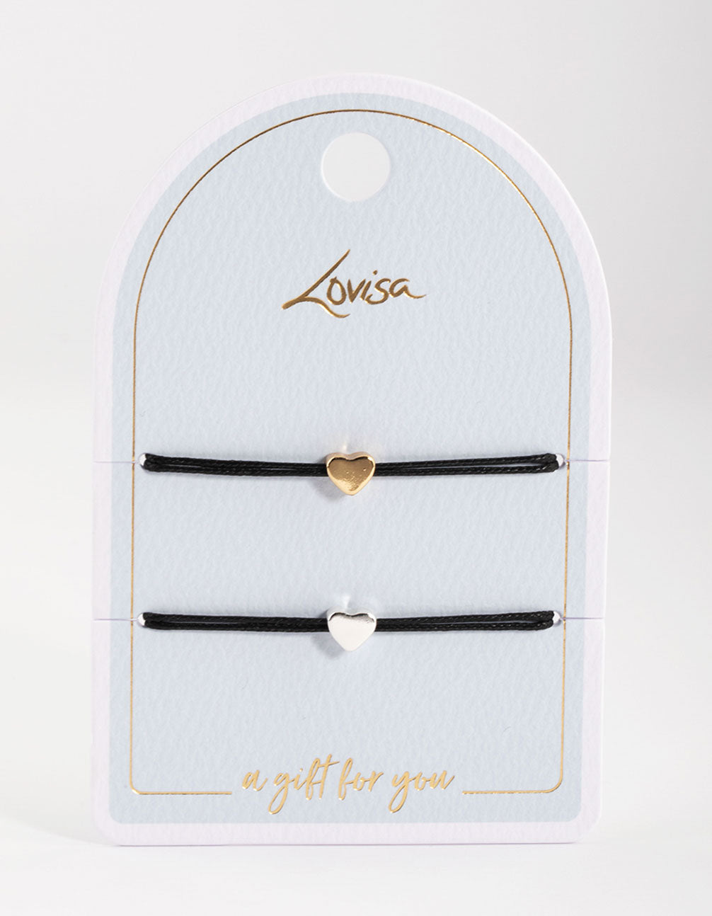 Silver Cord Heart Bracelet Pack