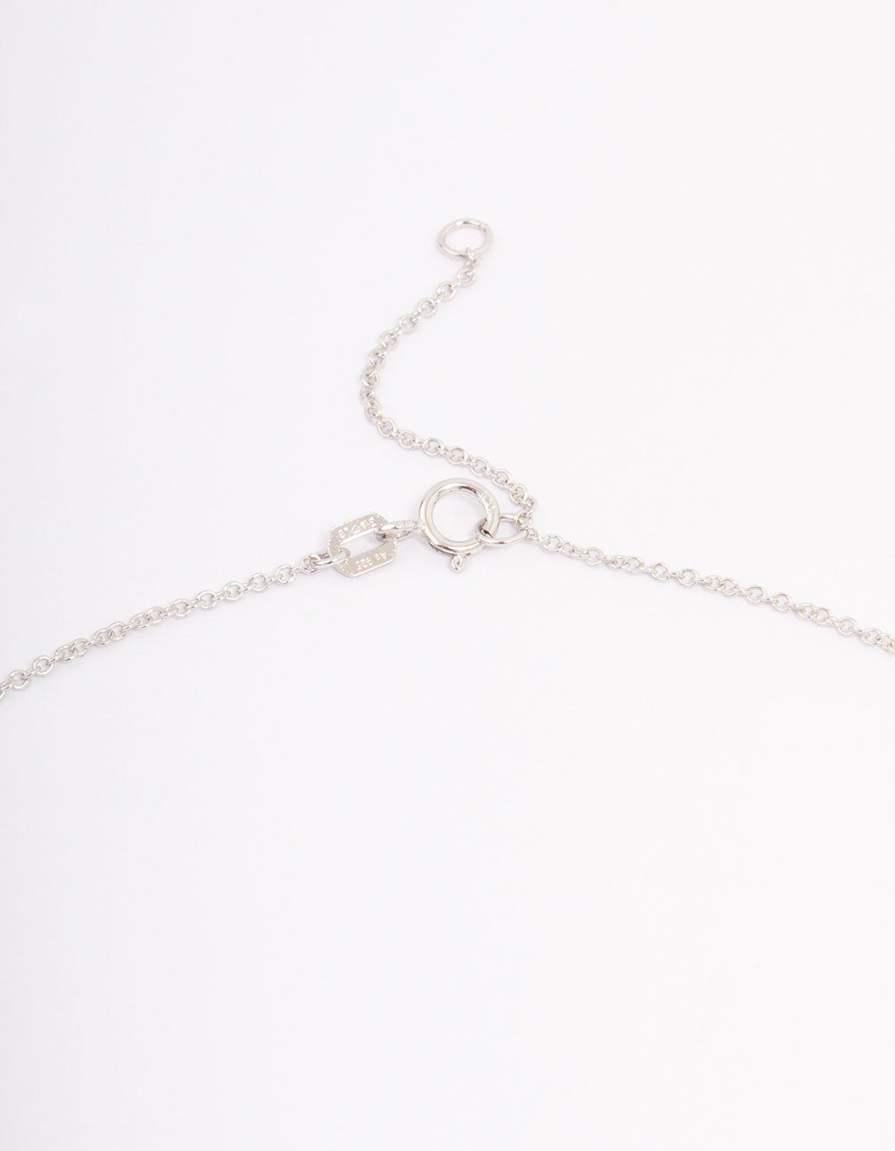 Sterling Silver Solitaire Cubic Zirconia Pendant Necklace