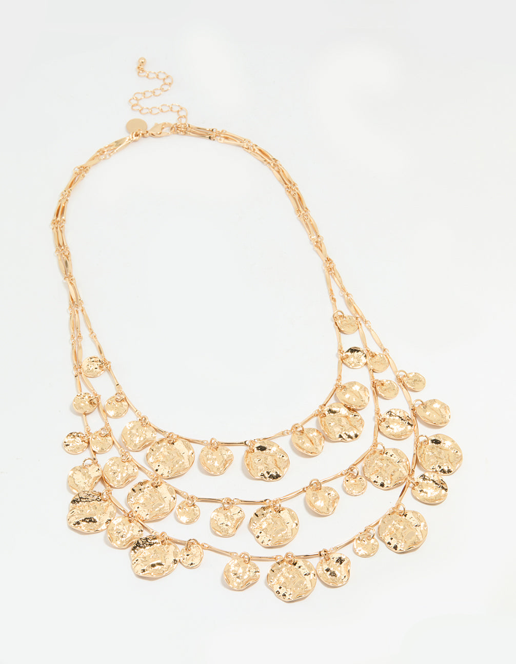 Gold Coin Layered Necklace