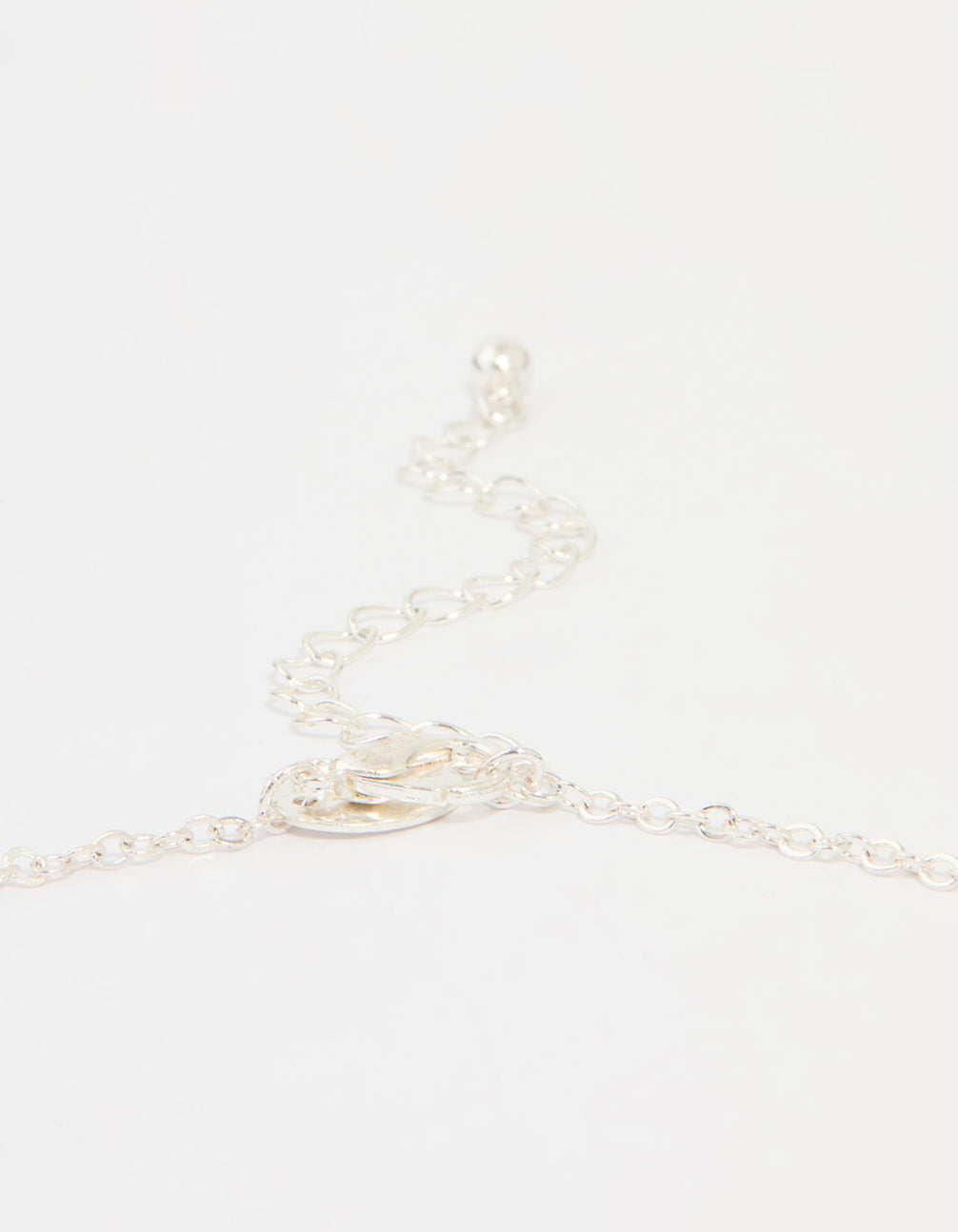 Silver Plated Cubic Zirconia Large Cross Pendant Necklace