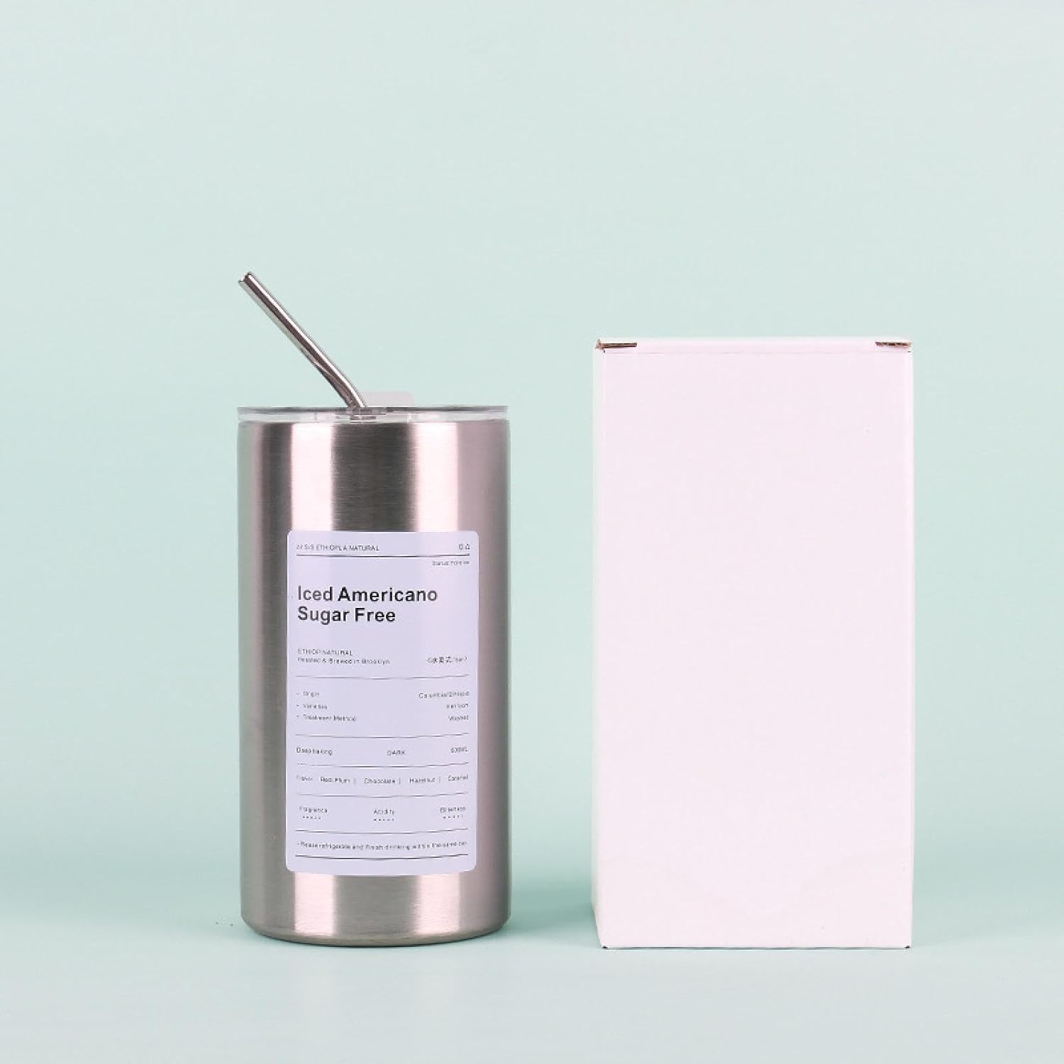 Stainless Steel Iced Coffee Mug