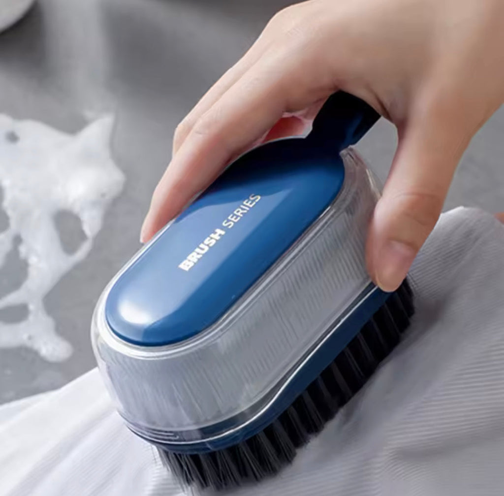 Double Head Clothes Scrubbing Brush, Multifunctional Soft Shoes Brush, Kitchen Soft Bristled Double Sided Brush