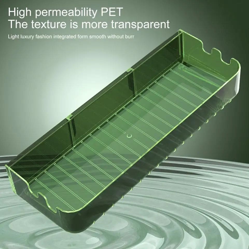 Letter Print Bathroom Storage Shelf.