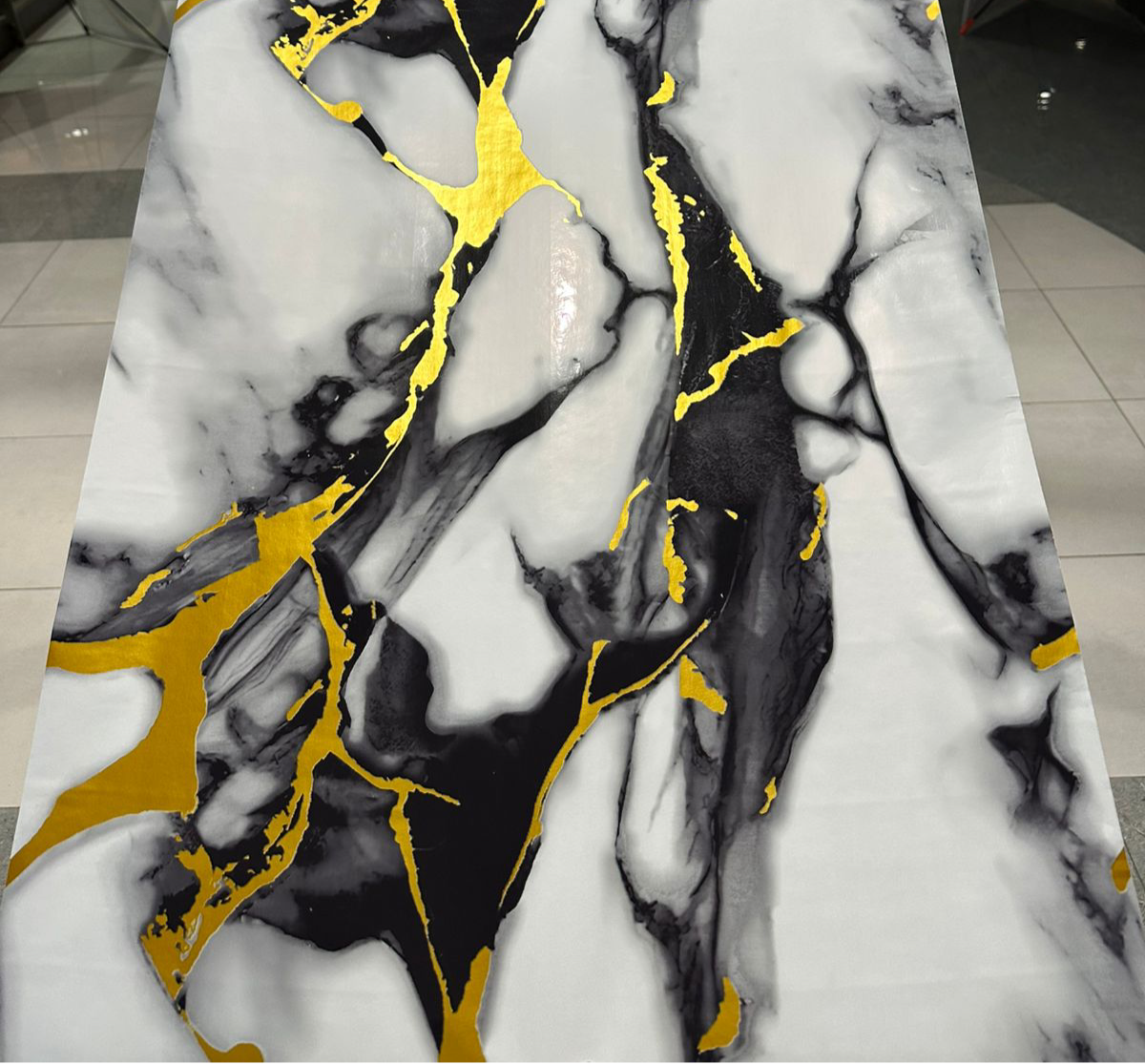 Waterproof UV Marble Sheet, Self Adhesive KSE Walls Sticker, Kitchen Cabinets Countertop Wallpaper