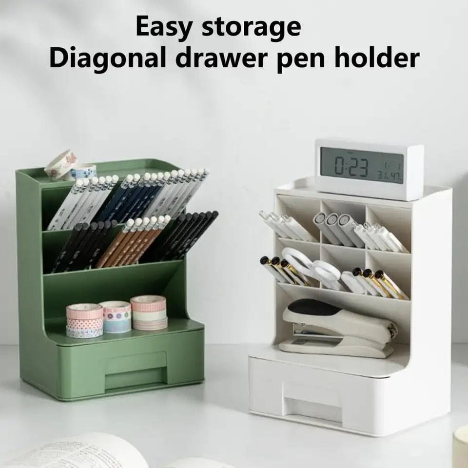 Slop Desktop Storage Box With Drawer, Classify Drawer Type Storage Box.