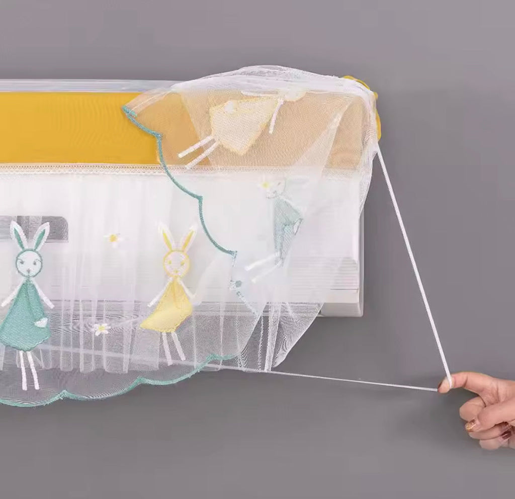 Double Layer Dust Proof AC Cover, Adjustable AC Cover For Indoor, Waterproof Air Conditioner Cover