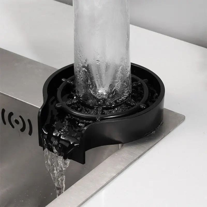 Automatic Cup Washer, Faucet Glass Cleaner For Kitchen Sink.