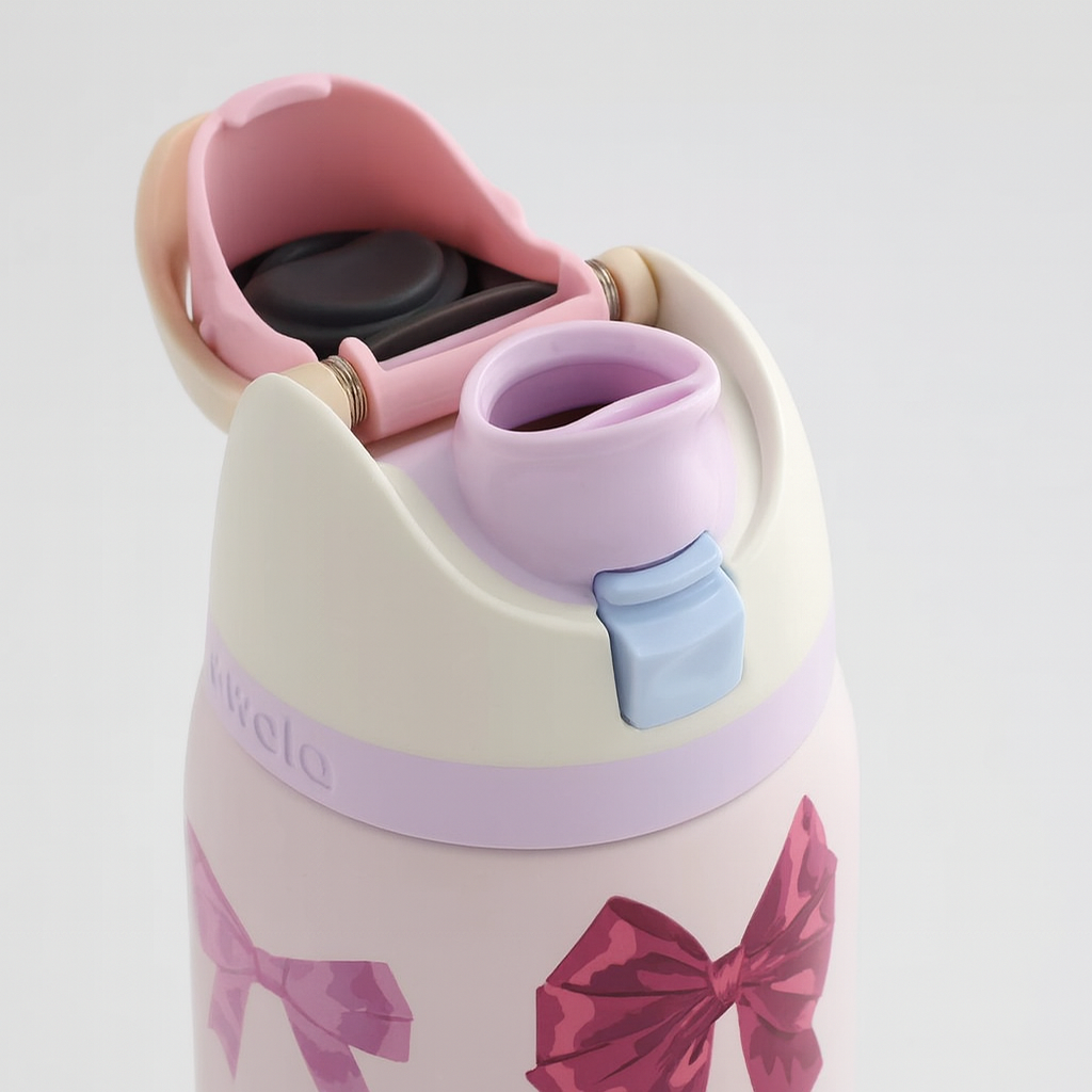 Owala UO Exclusive 32oz FreeSip Bow Water Bottle - Multicolor Pink Bows