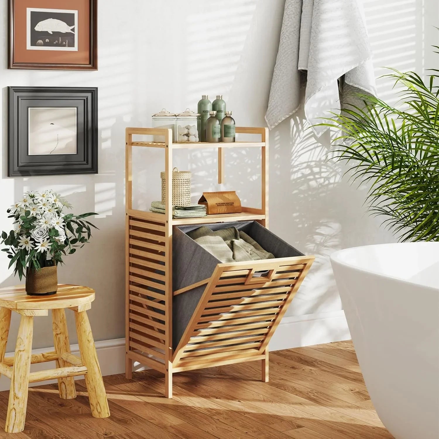 Bamboo Laundry Basket