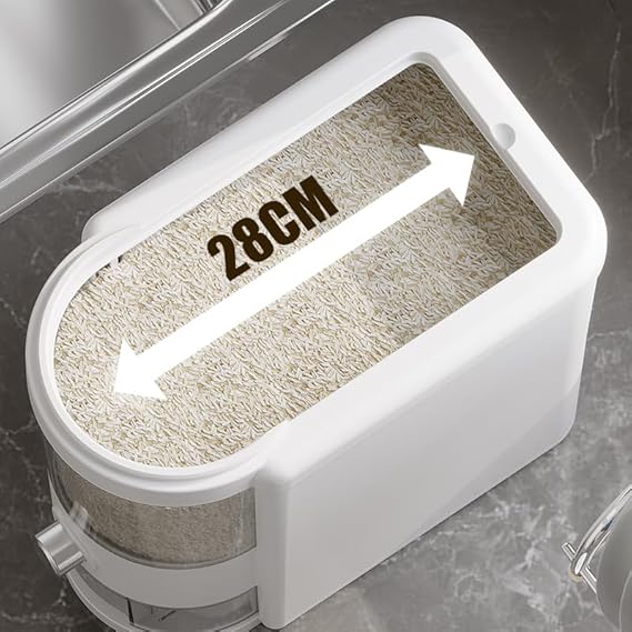 Premium Rice Container with Measuring Cup