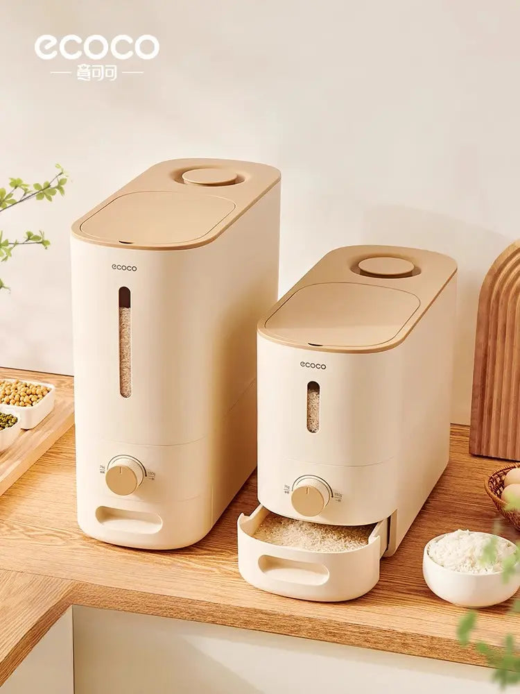 Ecoco Quantitative Rice Bucket - 10kg