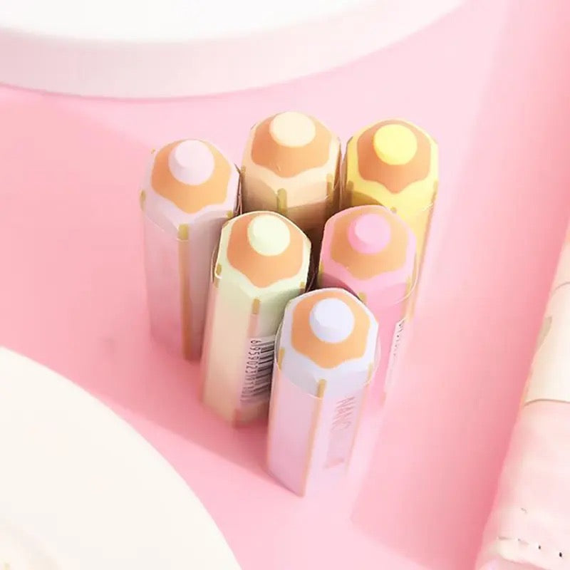 Kawaii Pencil Shape Rubber, Pense shape eraser, Colorful Cartoon Pencil Shape Eraser