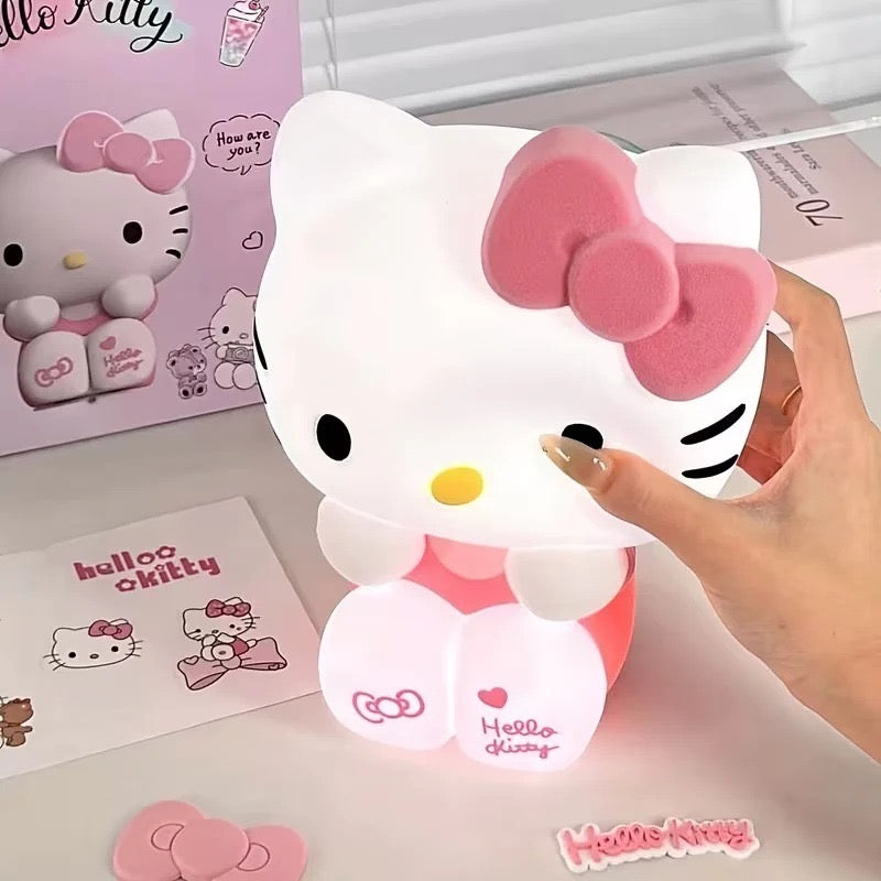 Cute Hello Kitty Silicone Touch Night Light