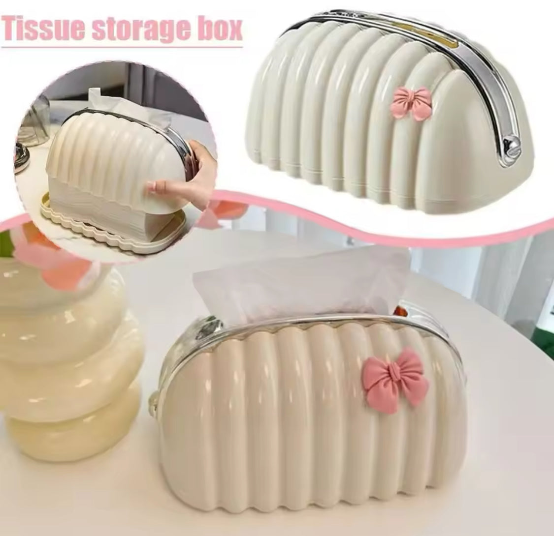 Creative Shell Tissue Box, Luxury Bread Style Tissue Box, Tea Table Decoration Napkin Paper Box