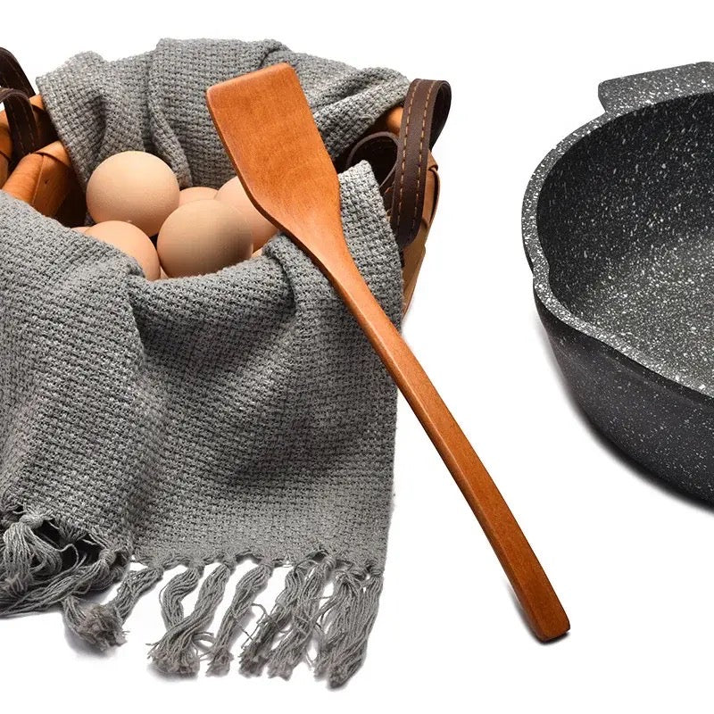 5 Pcs Bamboo Kitchen Utensil, Wooden Cooking Utensil Set