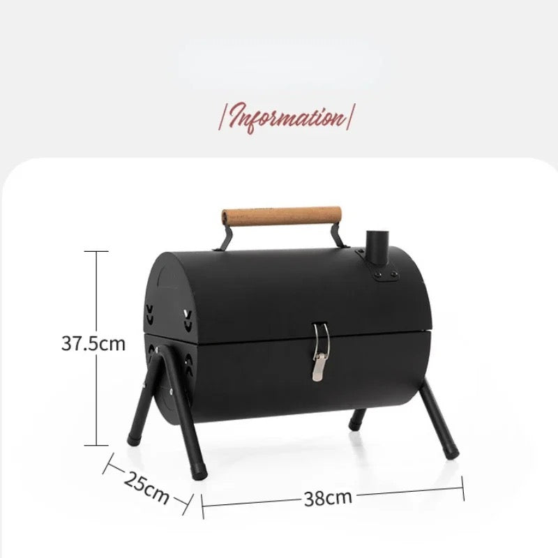 Outdoor BBQ Grill, Dual-Purpose Barbecue Grill, Foldable Camping Grill