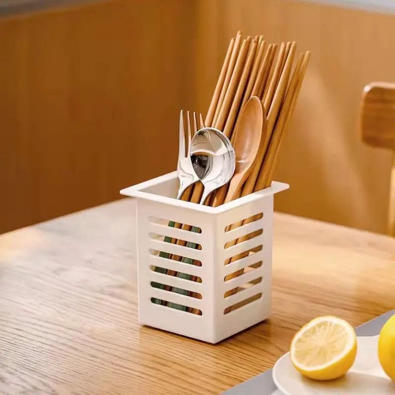 Simple Drain Basket, Plastic Shower Drain Shelf, Wall Self-adhesive Cactus Rack, Multipurpose Wall Desktop Draining Rack, Chopsticks Spoon Plastic Storage Holder, ABS Cutlery Holder, Keep Tidy Cutlery Cage, Kitchen Bathroom Hanging Shelf