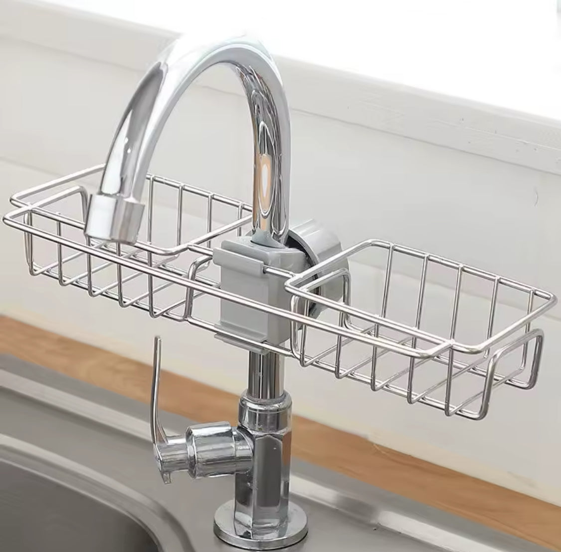 Stainless Steel Soap Storage Shelf, Sponge Storage Holder, Soap Draining Shelf Organizer