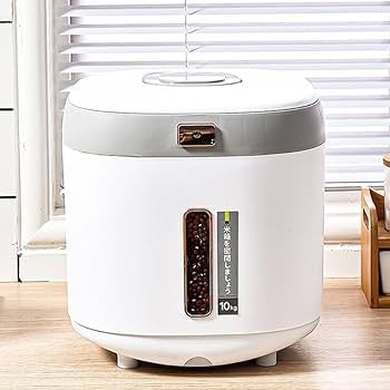 10KG Airtight Rice Dispenser, Large Capacity Flour Cereals Storage Jars, Airtight Kitchen Dry Food Container