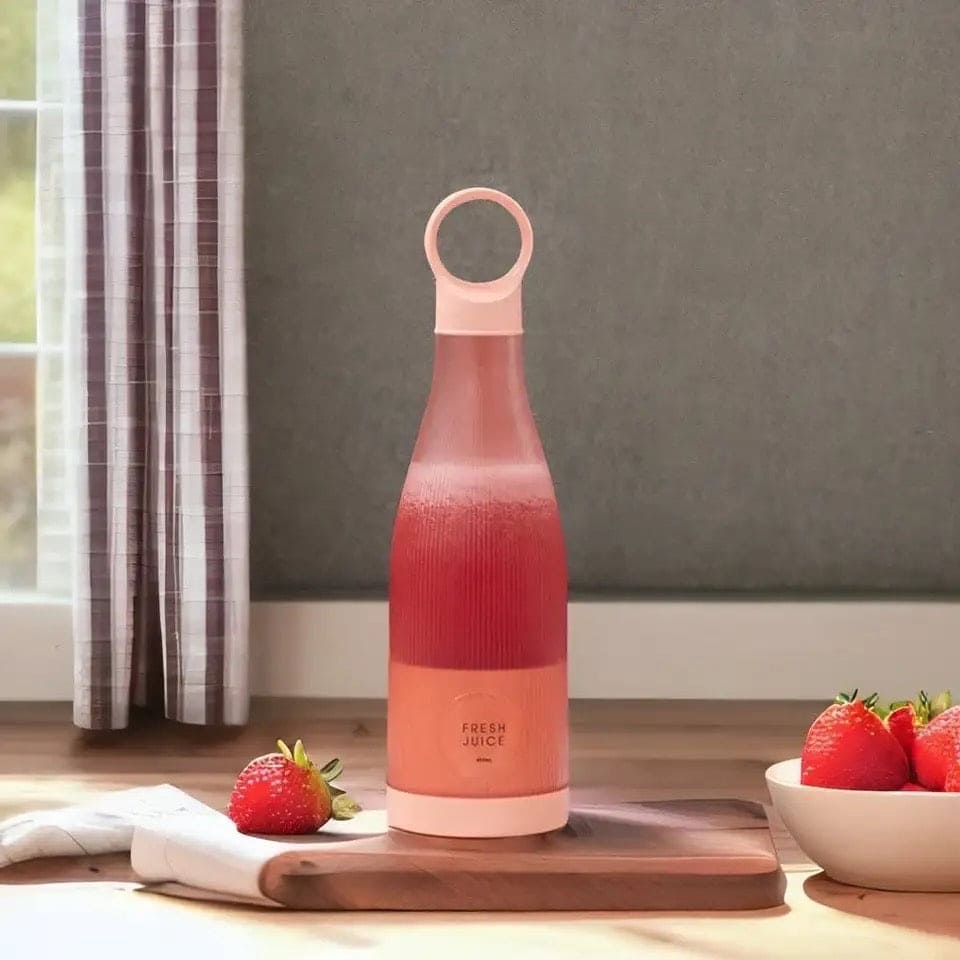 Anti Drip Blender, Mini Shake Smoothie Blender, Wireless Electric Juicer, Travel Electric Portable Mixer Bottle, Portable Smoothies Blender