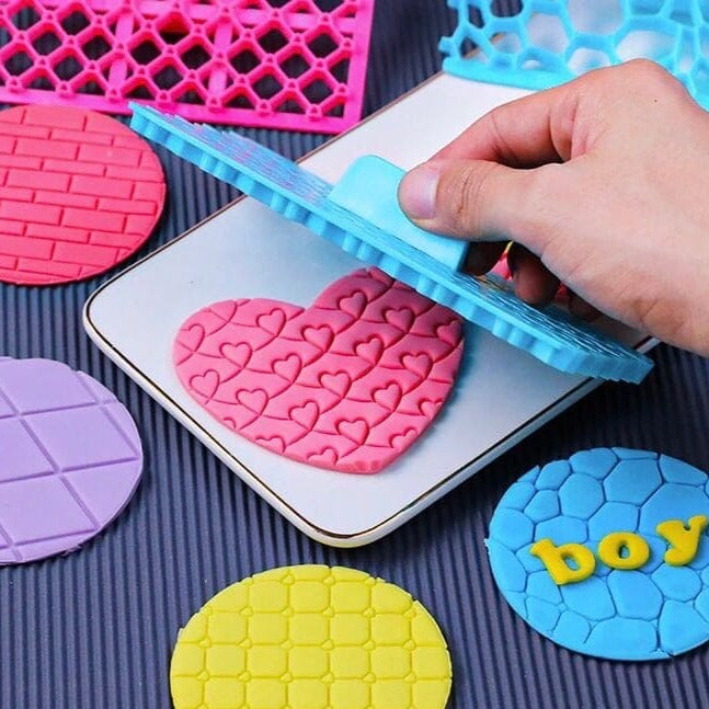 Cookie Cutters Mold, Cake Decorations Fondant Stamp, Hollow Cutout Decorating Biscuit Molds, Cake Pastry Art Embossing Biscuits Cutter Mold, Kitchen Bakeware Tool, Icing Embossing Decorating Cutter Tools