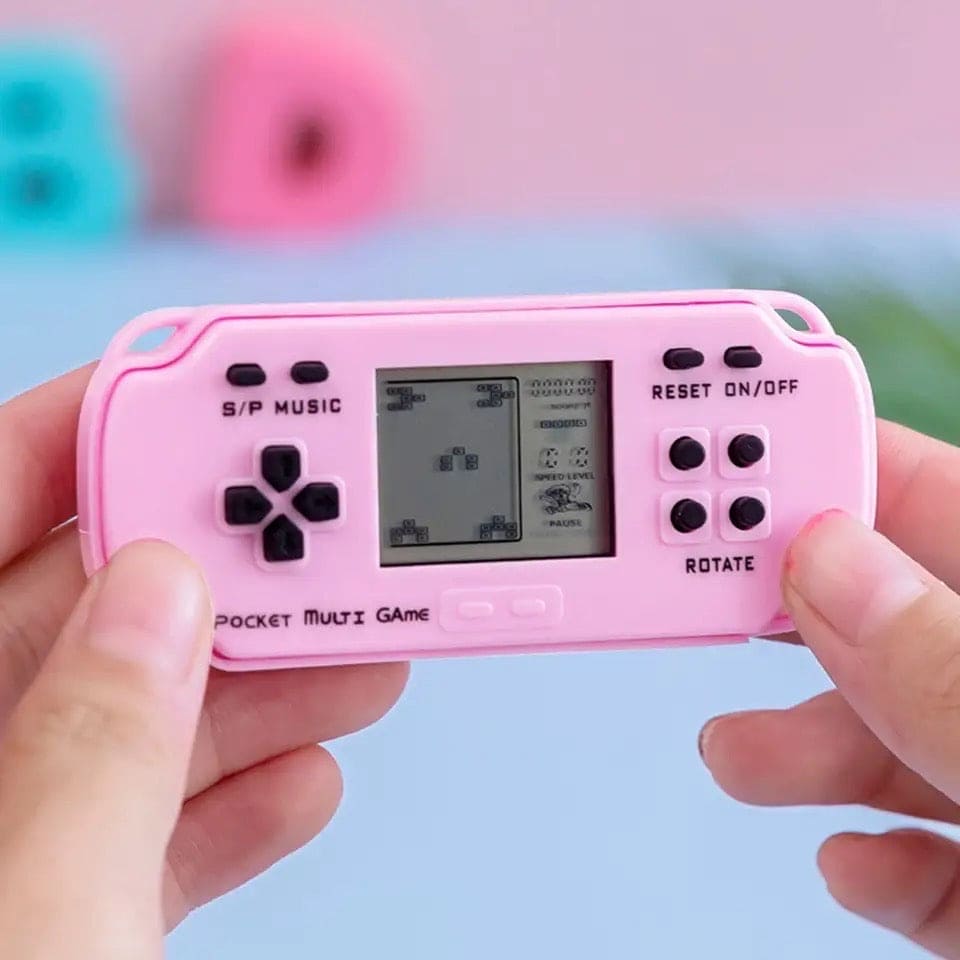 Mini PSP Game Keychain, Retro Console Video Game, Handheld Game Console, Game Console Keychain, Nostalgic Classic Game, Pocket Multi Game, Portable Parent-Child Games Console, New Tetris Game Console Keychain