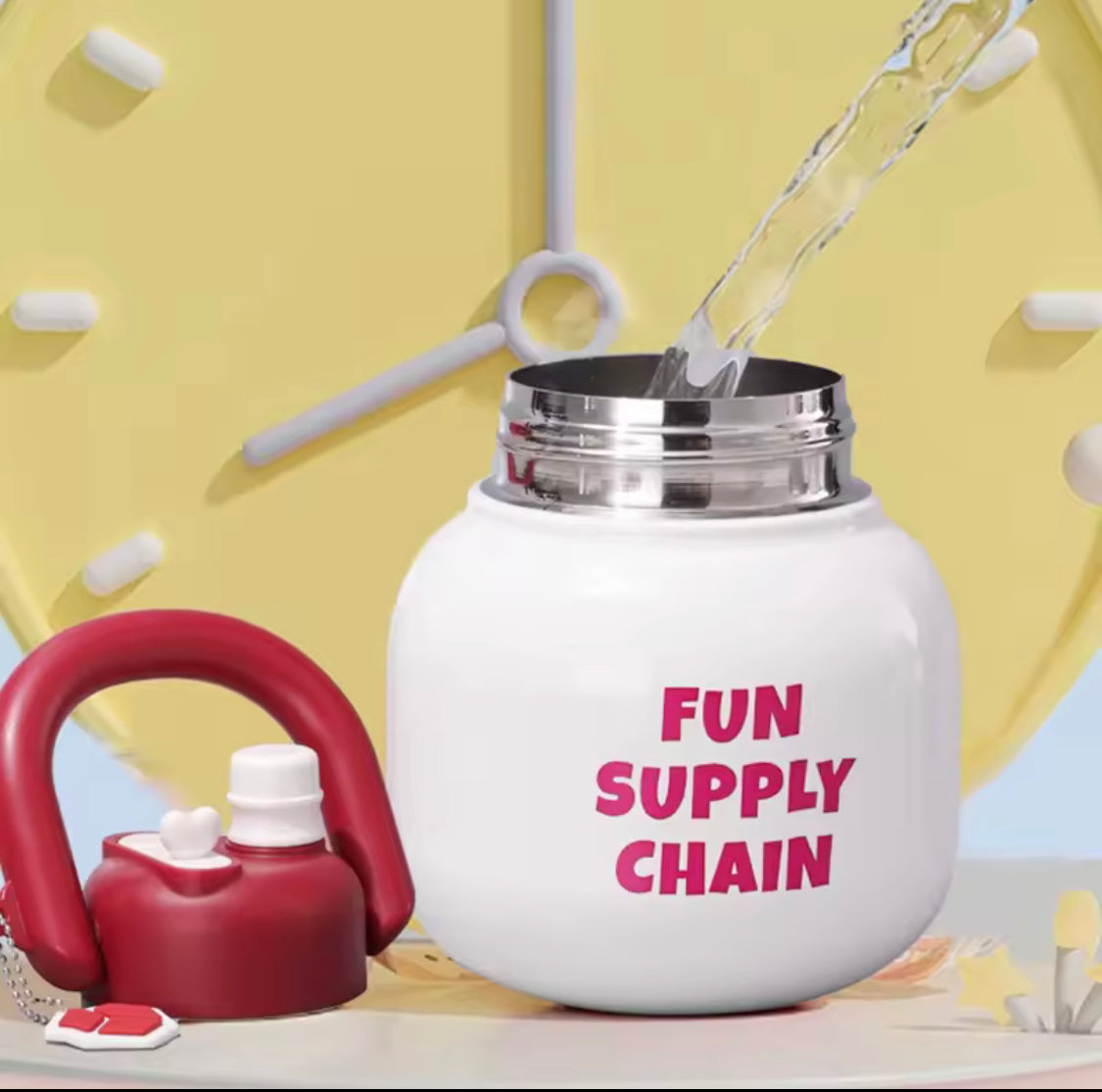 Cute Insulated Mini Water Cups, Stainless Steel Kids Water Bottle, Travel Friendly Kids Water Thermos, Kids Sports Water Bottle