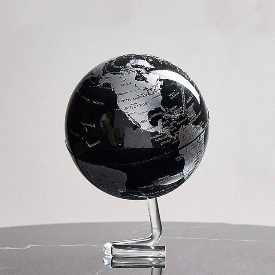World Globe with Rotating Bracket Decoration, Study Desk Decor Globe, Home Decor Accessories,