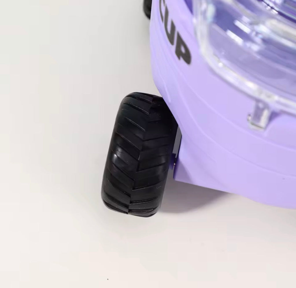 Mars Shaped Cool Car Straw Water Bottle, 550ml Children Water Bottle With Strap, Large Capacity Cartoon Sippy Cup