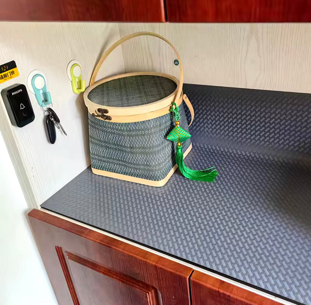 Multifunctional Refrigerator Liners, Kitchen Cabinets Shelf Liners, Washable Liners for Kitchen And Fridge