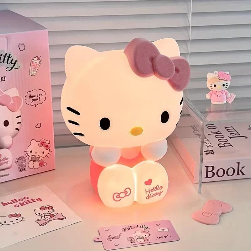 Cute Hello Kitty Silicone Touch Night Light