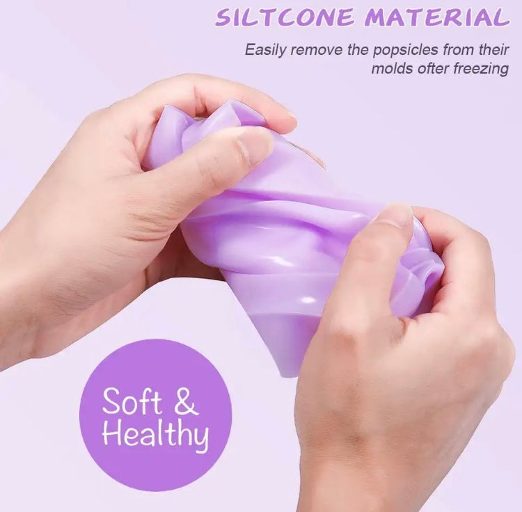 Silicone Popsicle Mold, New Animal Design Ice Pop Maker, Ice Mold With Stick And Lid