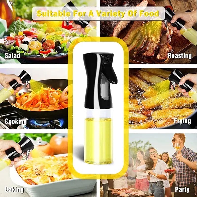200ml Sauce Sprayer Bottle, BBQ Cooking Kitchen Olive Oil Sprayer, Oil Spray Empty Bottle, High Pressure Spray Bottles, Multipurpose Spray Bottle, Cooking Mister Spray Kitchen Tool