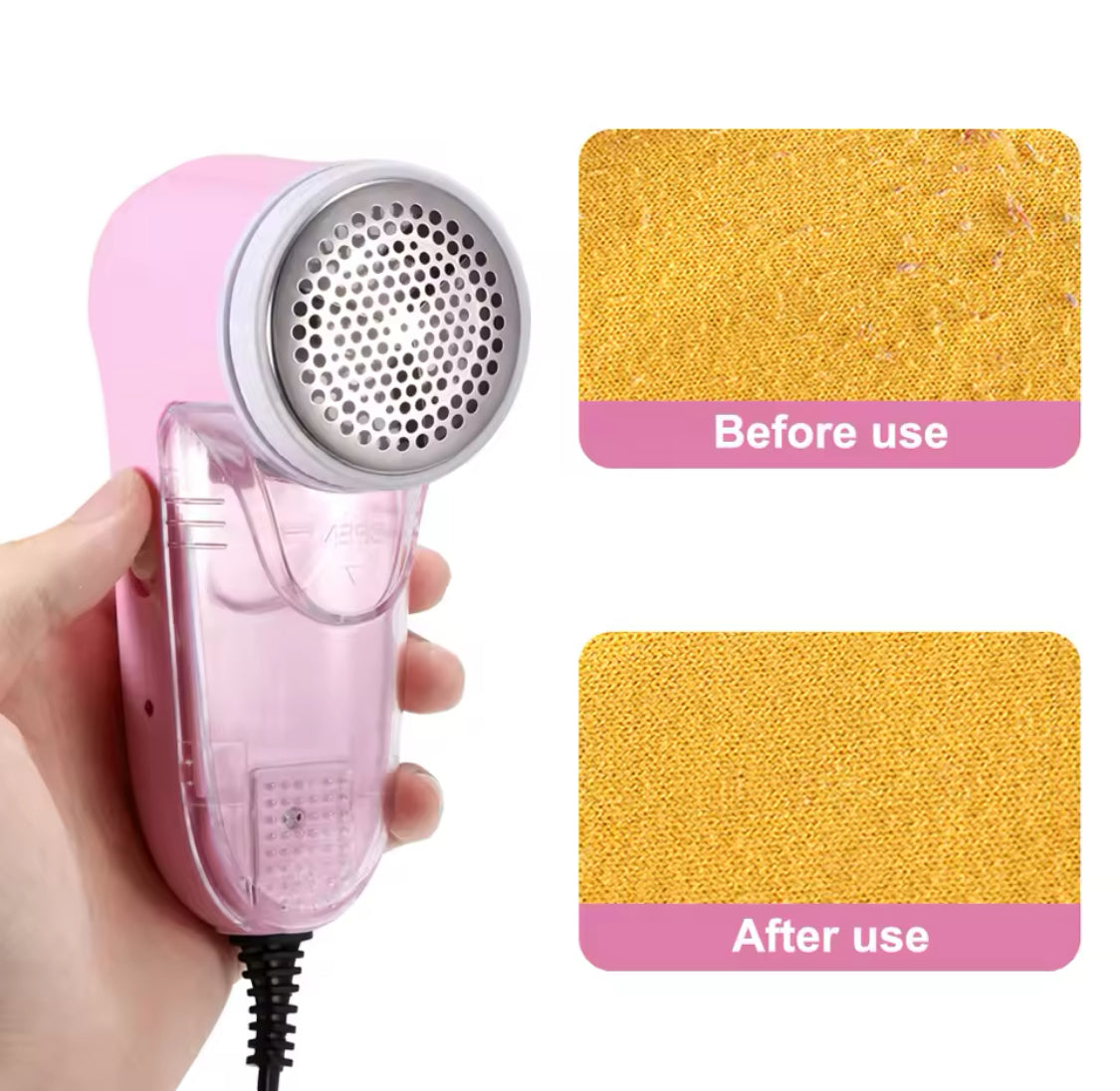 Portable Electric Clothes Fabric Shaver, Electric Operated Clothes Lint Remover, Fuzz Removal Machine