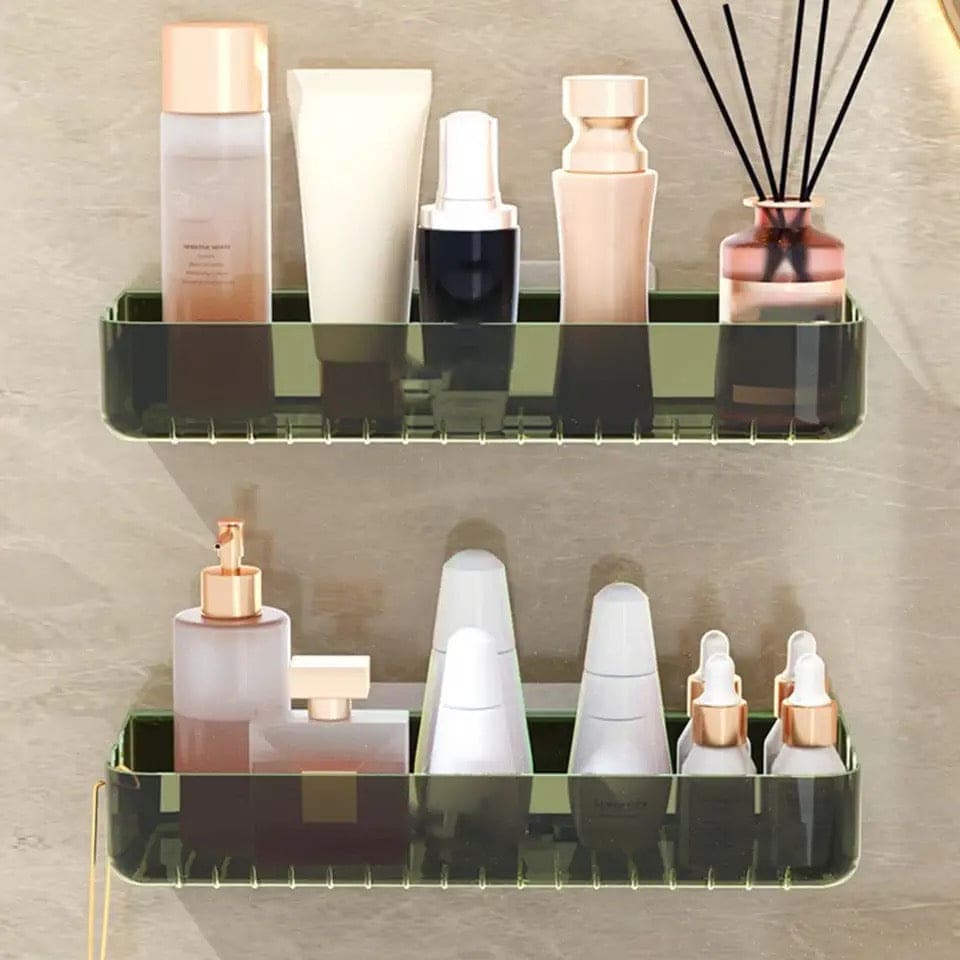 Letter Print Bathroom Storage Shelf.