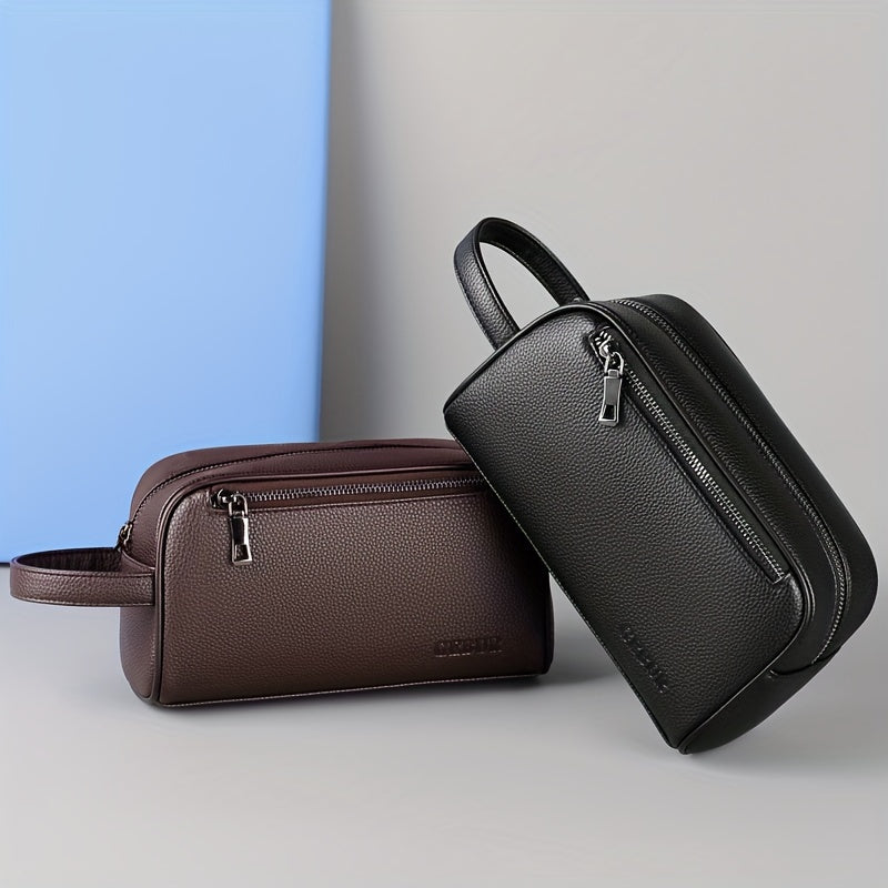 MENSON Black Clutch Bag for Men