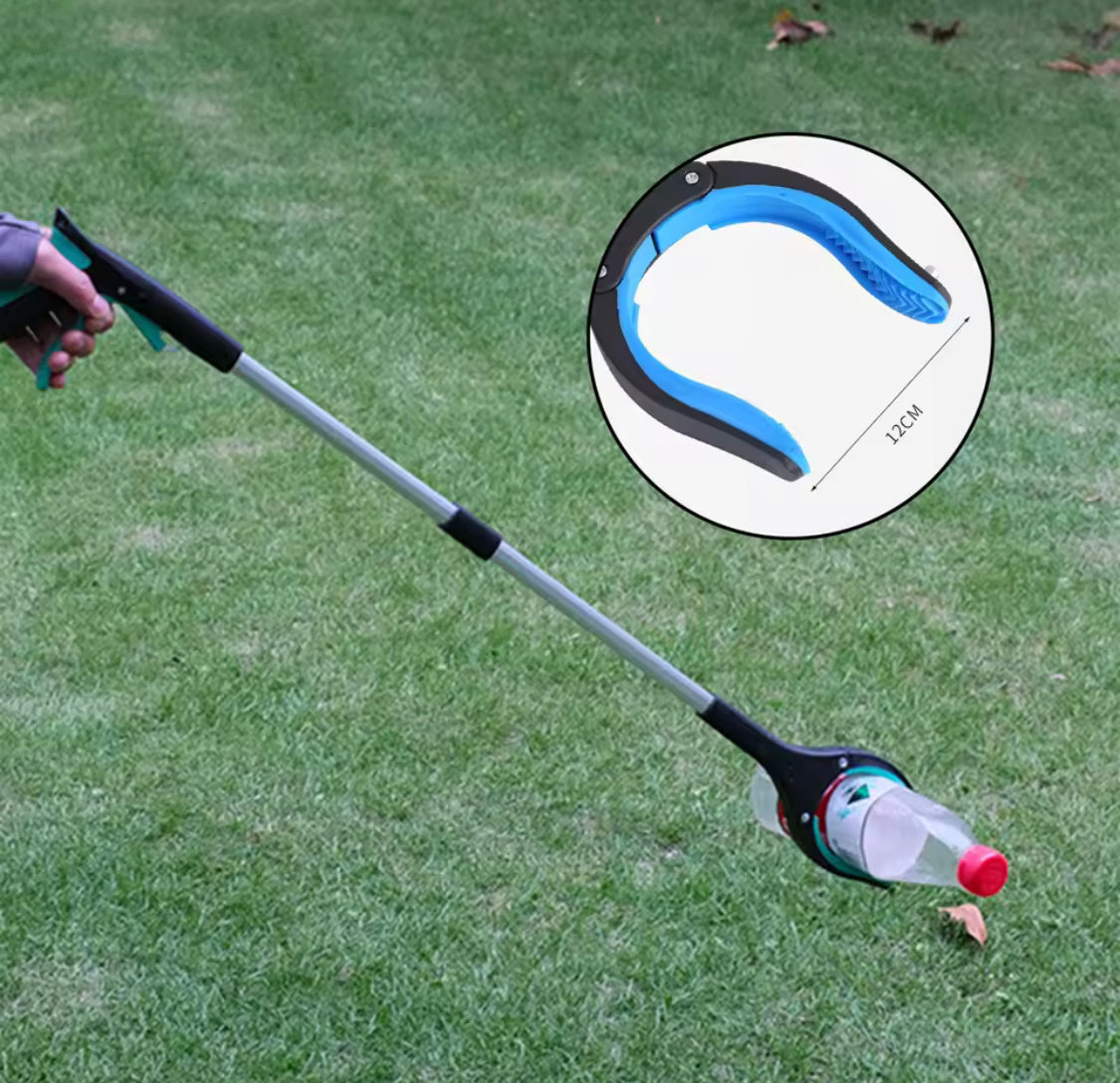 Foldable Grabber Picking Tool, Collapsible Garbage Grabber, Lightweight Heavy Duty Elderly Gripper, Aluminum Alloy Folding Type Garbage Clip