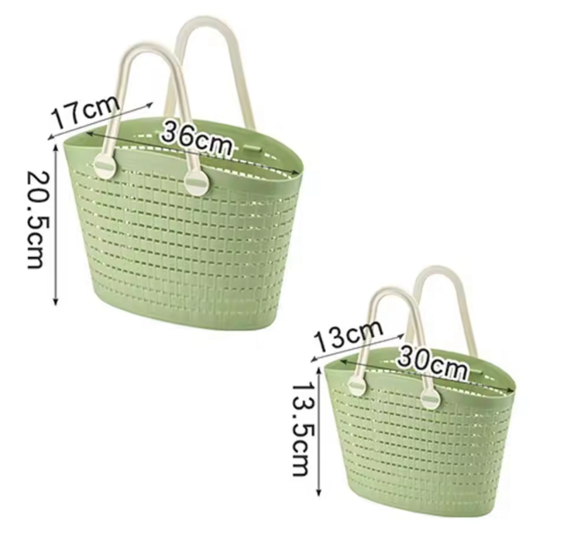 Portable Handheld Picnic Basket, Handheld Kitchen  Grocery Basket, Multipurpose Laundry Basket, Creative Hollow Out Shower Basket