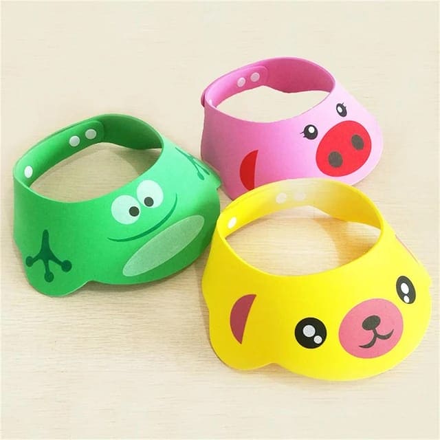 Baby Hair Wash Cap, Waterproof Bath Cap, Adjustable Visor Hat For Shower, Eye Shampoo Splash Guard, Infant Girl Boy Ear Protection Shampoo Cap, Children Hair Wash Hat Head Cover